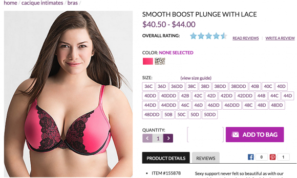 Lane Bryant - Have you heard? #Cacique bras now come in 78 sizes