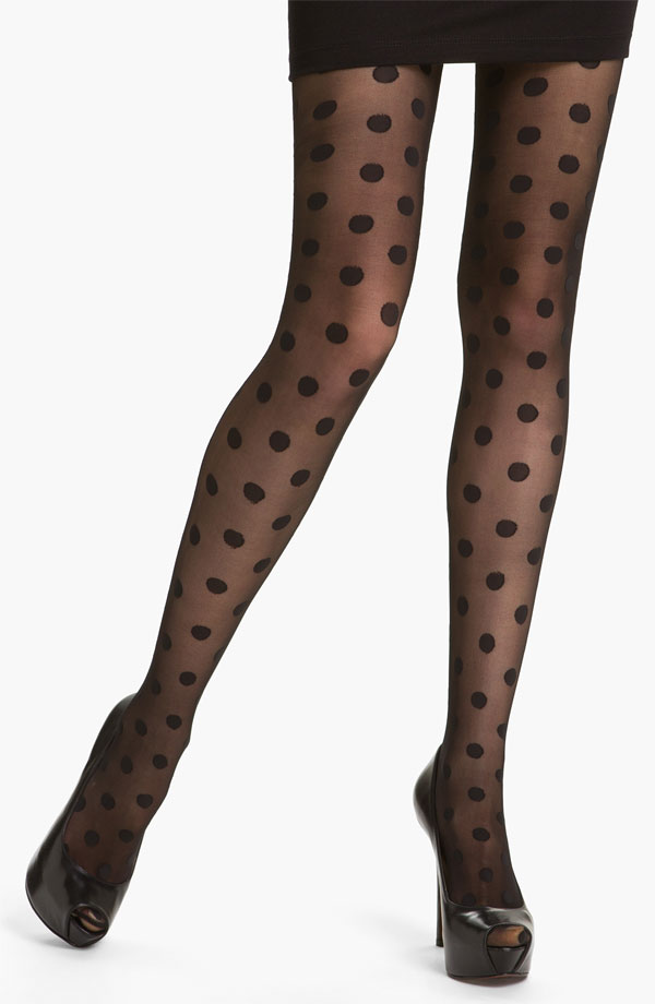 4a hue polka dot tights