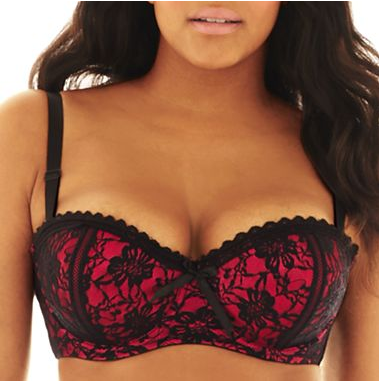 Urban Intimates® Celebrity Sexy Multi-Way Full-Figure Balconette Bra - $36.00