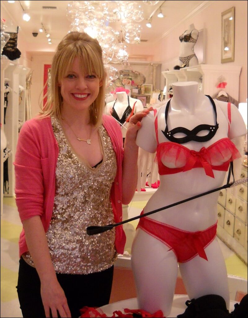 Luxury Underwear on Mannequin in Fashion Store Showroom for Women