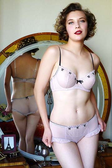 Affinitas 'Georgina' Embroidered Bow Underwire Bra - $38.00