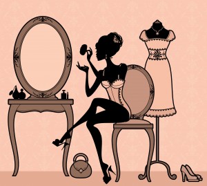 getting dressed