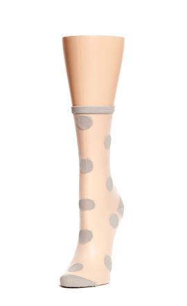 hansel from basel large polka dot crew sock