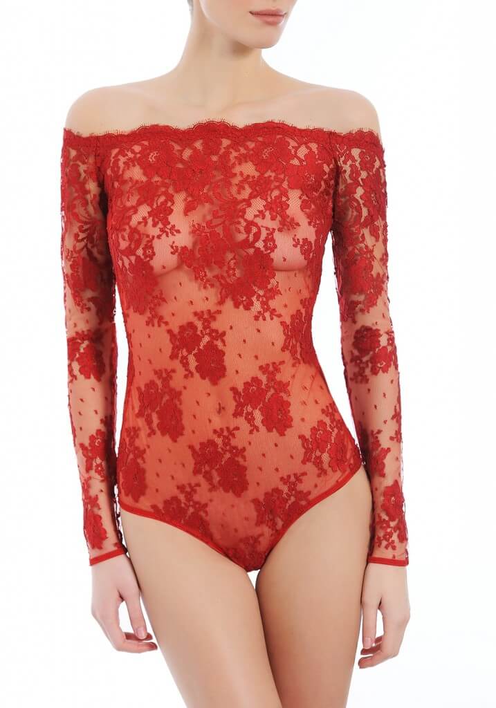 I.D. Sarrieri Les Amours Imaginaries Bodysuit - 2250 LEI (approximately $576.59)
