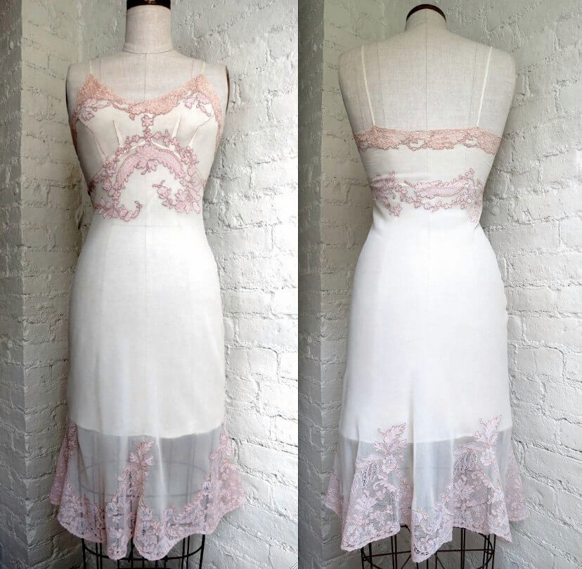12 Beautiful Vintage Slips from