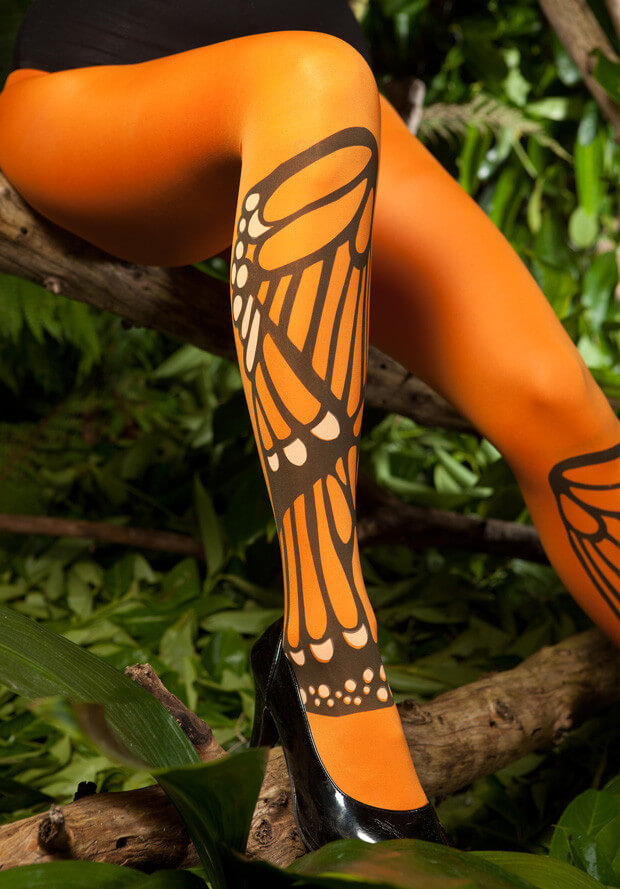 les queues de sardines monarch butterly tights