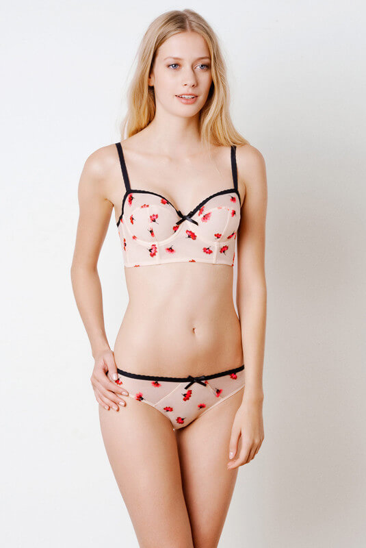 Lingerie of the Week: Lou 'Folie Douce' Bustier Longline Bra