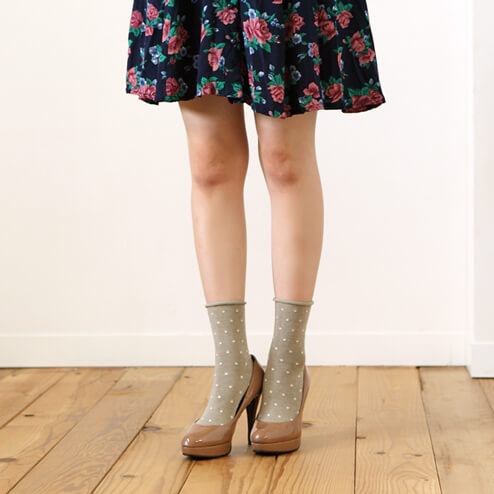 tabio roll top anklet socks