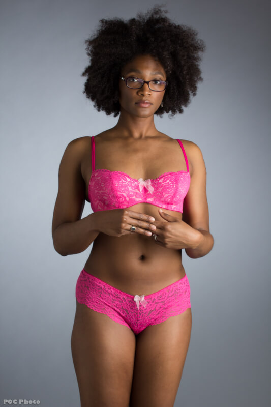 wearing the b.tempt'd Ciao Bella Balconette Bra in Pink Yarrow