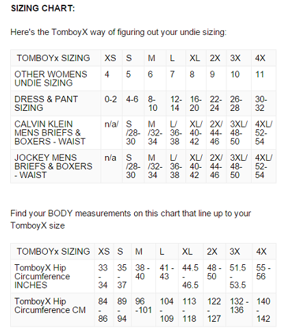 Calvin Klein Body Trunk Boxer Briefs Size Chart