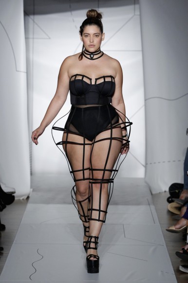 Chromat Shine Collar, Extended Bustier & Android Pant,  Spring/Summer 2015