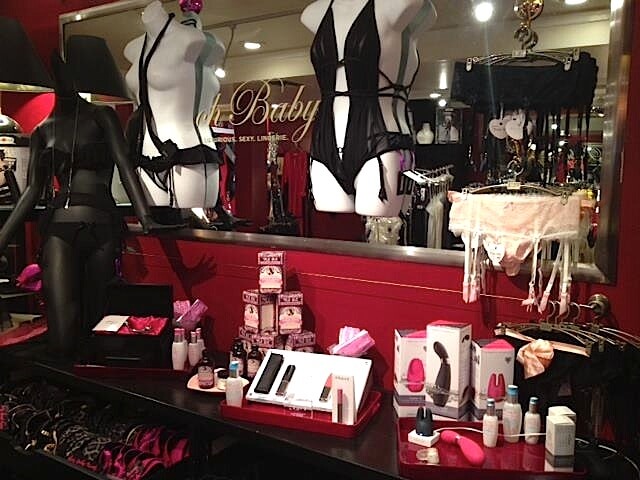 Table display at Oh Baby