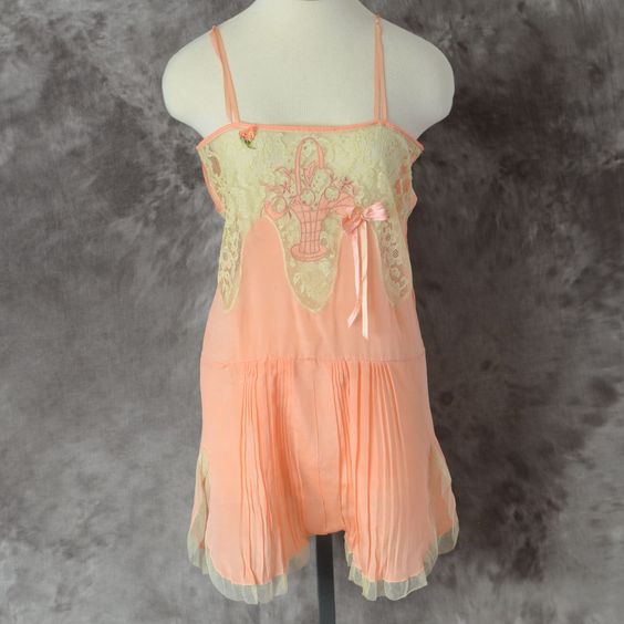 1920s Silk Teddy, via Etsy