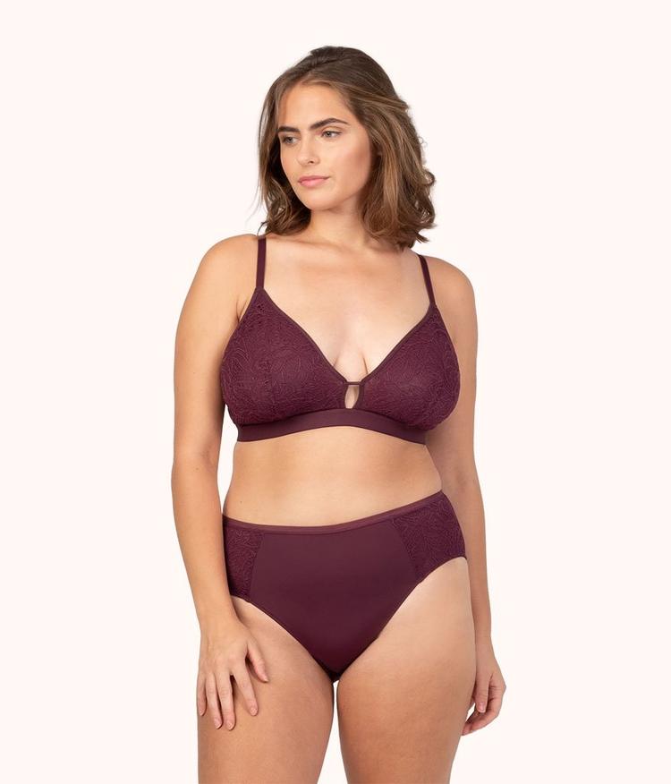 Lively Palm Lace Busty Bralette