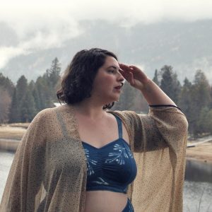 Indie Lingerie Review: Serpent and Bow Custom Indigo Bralette Set