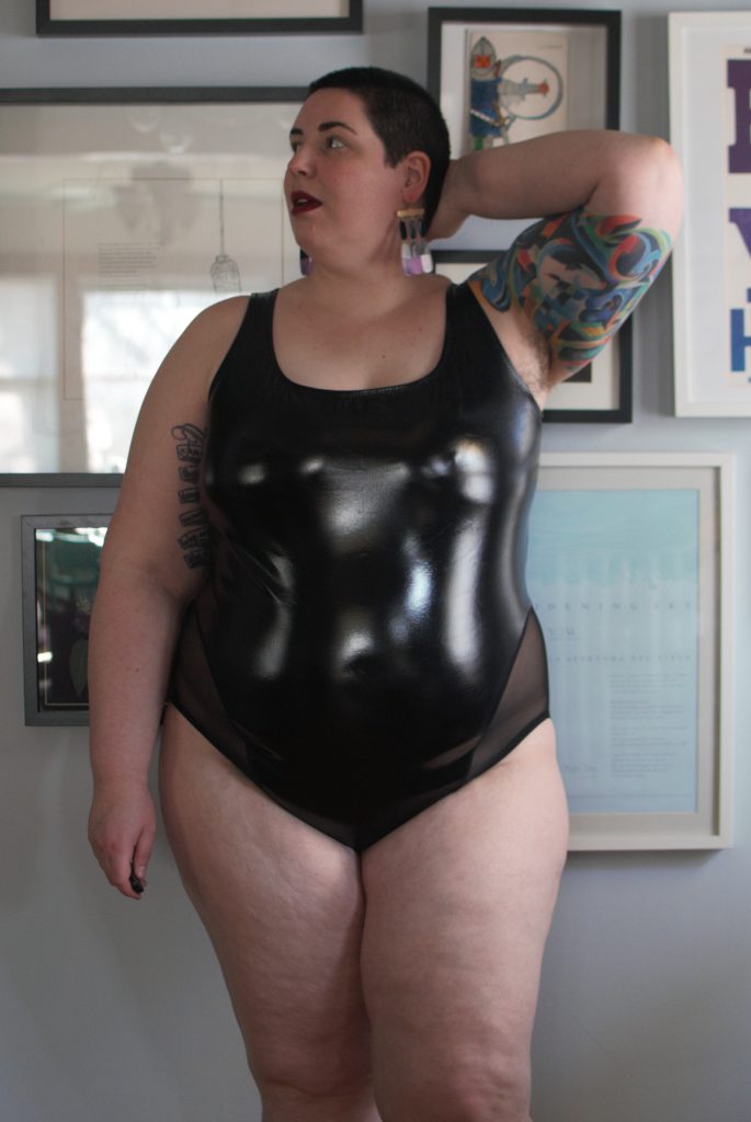 Chubby Cartwheels Vinyl Bodysuit 