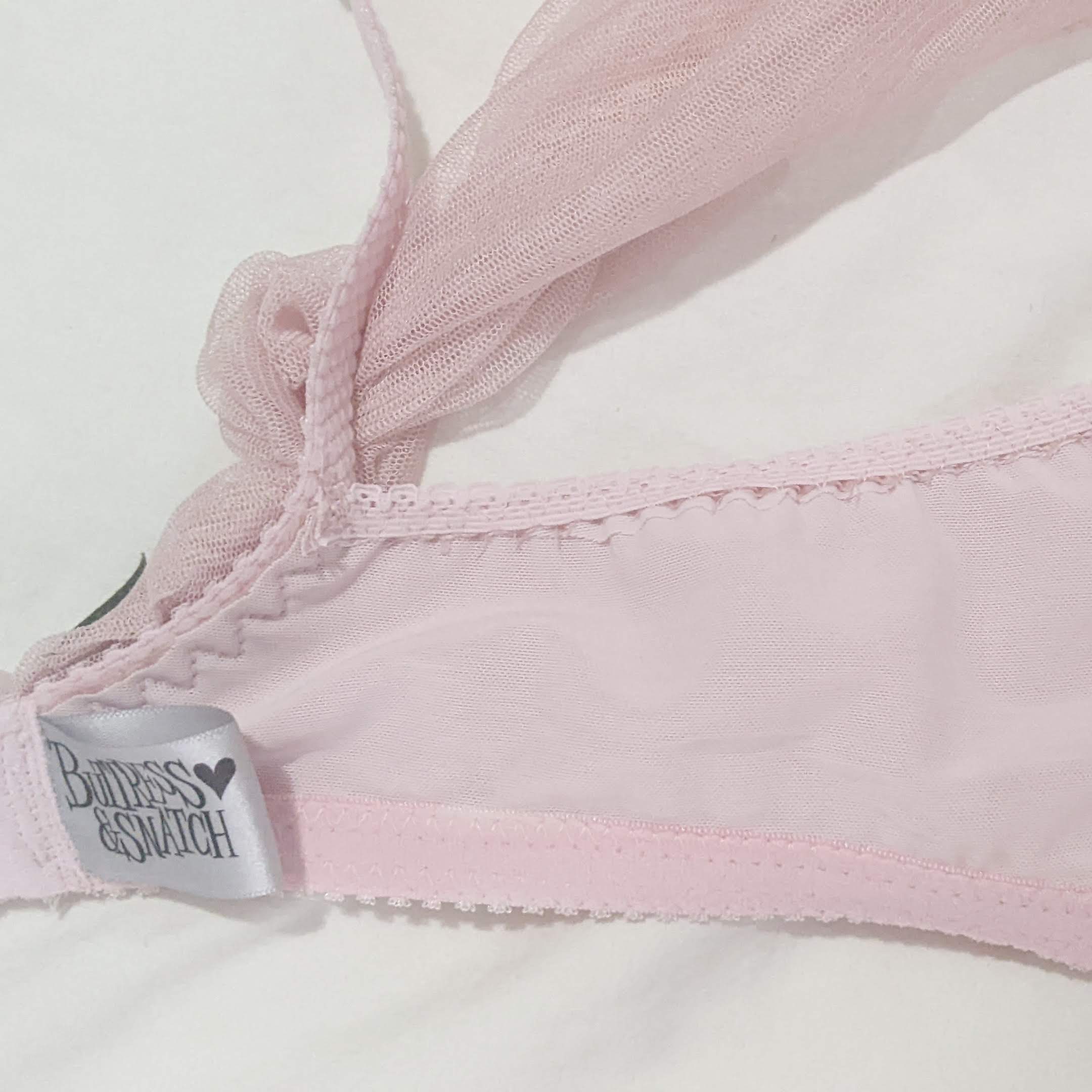 Custom Lingerie Review: Buttress & Snatch Rosa Bud Silk Bra Set