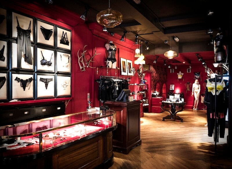Shop layout inside Coco De Mer