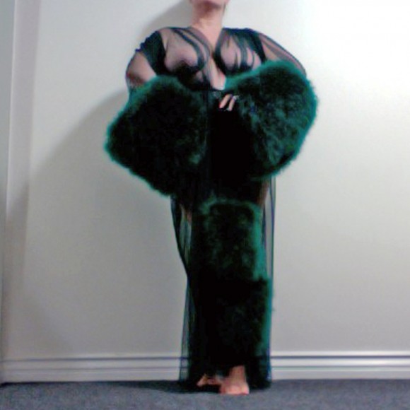 Boudoir by D-Lish - Marabou Dressing Gown