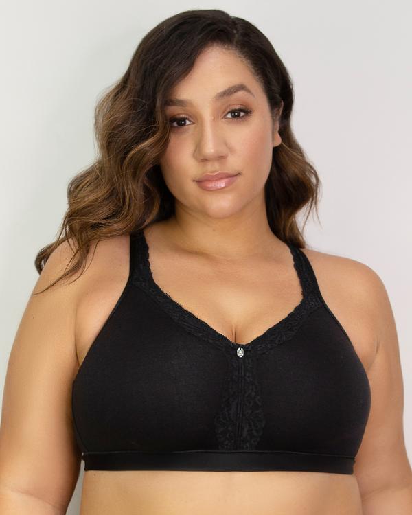 Curvy Couture Cotton Luxe Unlined Wirefree Bra