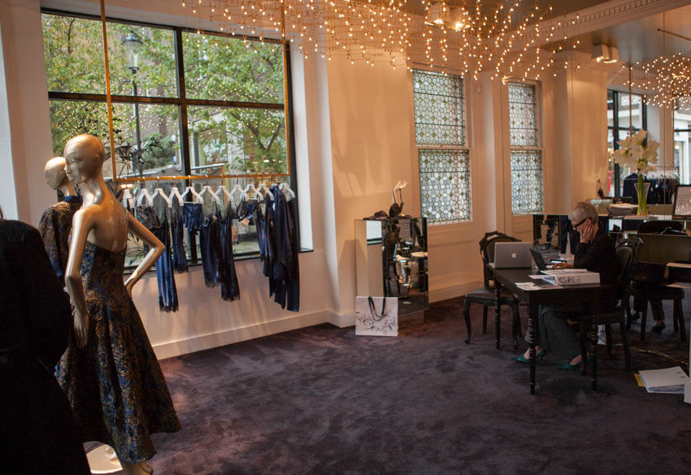 Carine Gilson boutique inside