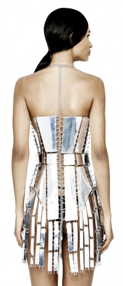 Chromat Chromed Metropolis Dress Back