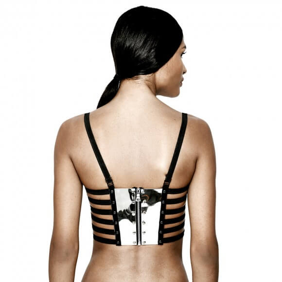 Chromat Chromed Ribcage Back