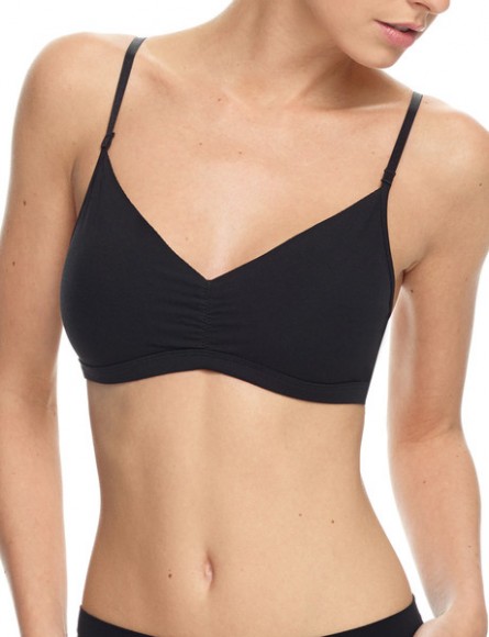 Commando soft cup cotton bralette via Commando