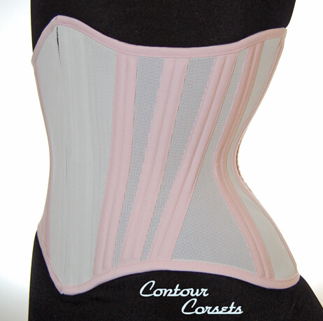Contour Corsets "Sweetheart Mid Hip" feminizing corset