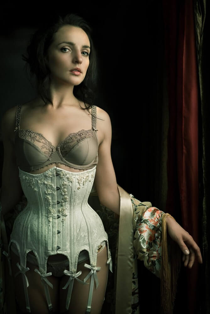 Dark Garden "Arch Rival" corset | Model: Anastasia Bachykala | Photo © Joel Aron