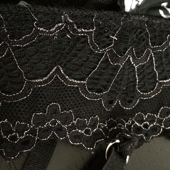 Band detail on Dawson cut-out bra by Madalynne x UO