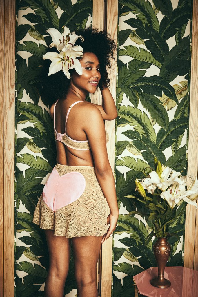 Dottie's Delights Golden Era Bralette and Tap Pants