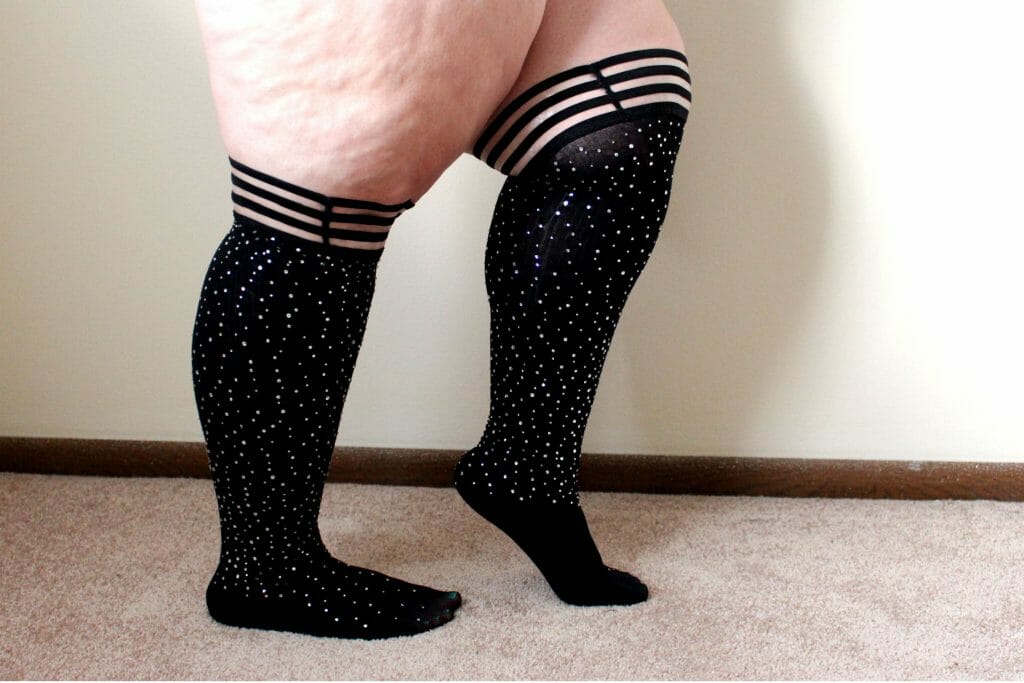 Dbleudazzled Plus Size Thigh Highs