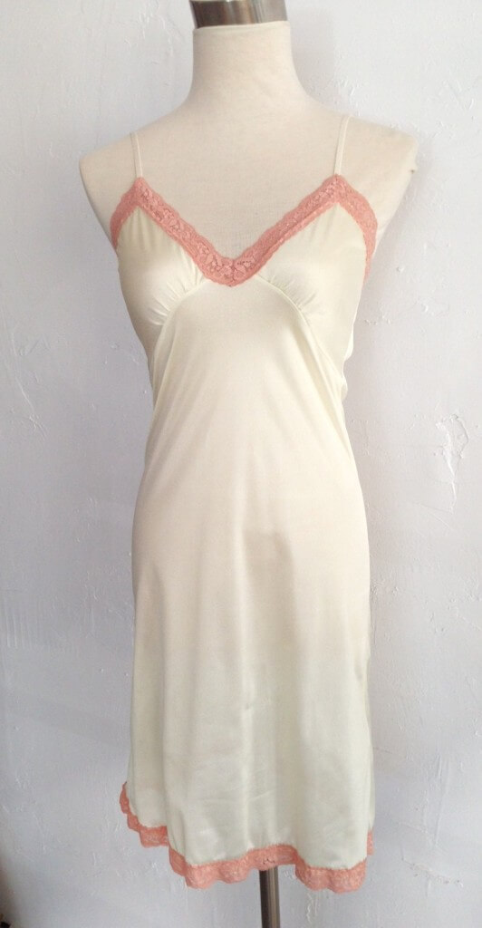 ERIN Slip by Sarah bibb ivory pink
