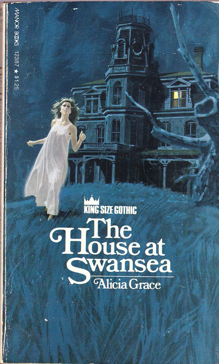 Gothic Romance Novel Cover: The House at Swansea by Alicia Grace