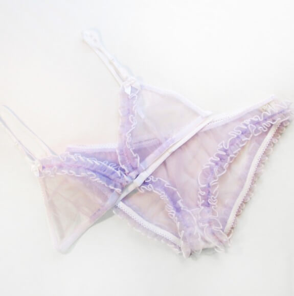 Sweet Tooth bralet and knickers.  Photo by Fairytales by Angela Friedman.