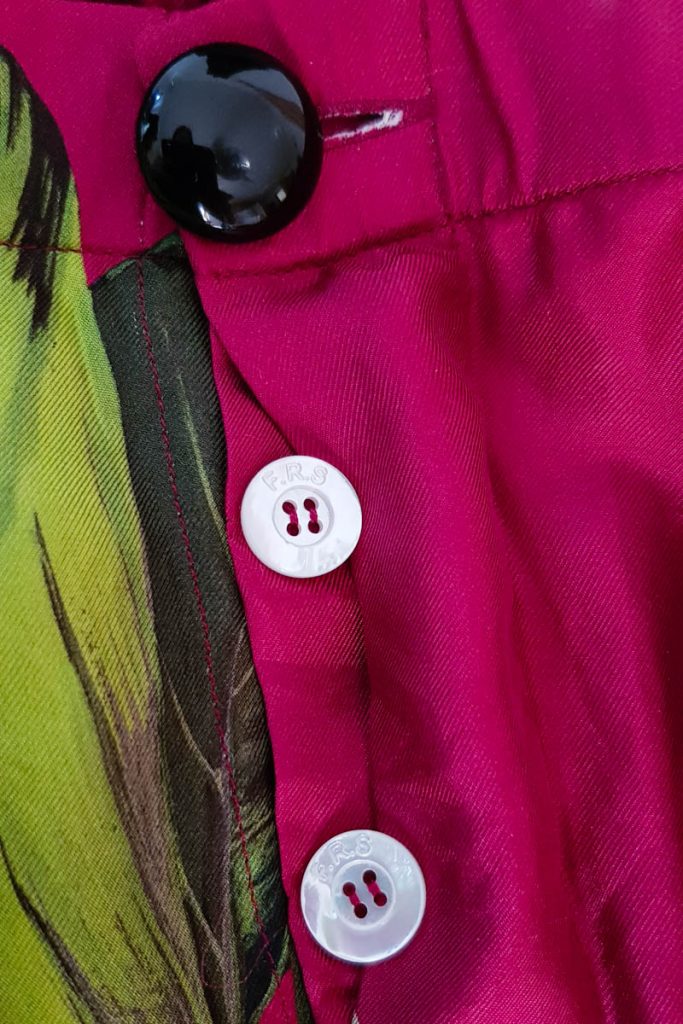 F.R.S. - For Restless Sleepers 'Zeus' trouser button details. Photography by K. Laskowska