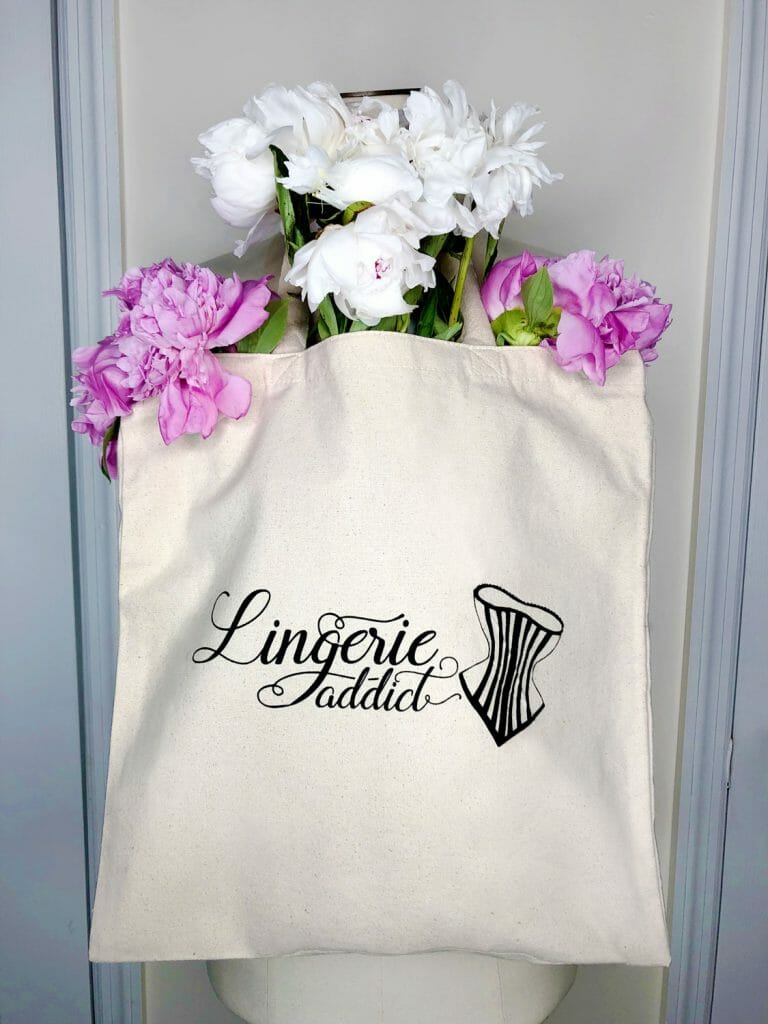 The Lingerie Addict Canvas Tote Bag