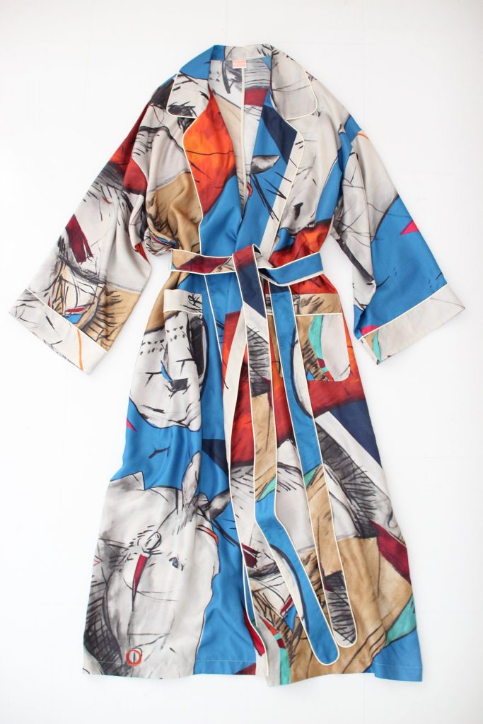 kaufhaus maison horses maxi robe