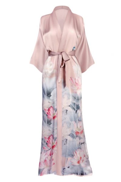 Lingerie of the Week: Kim and Ono Blush Rose Satin Robe