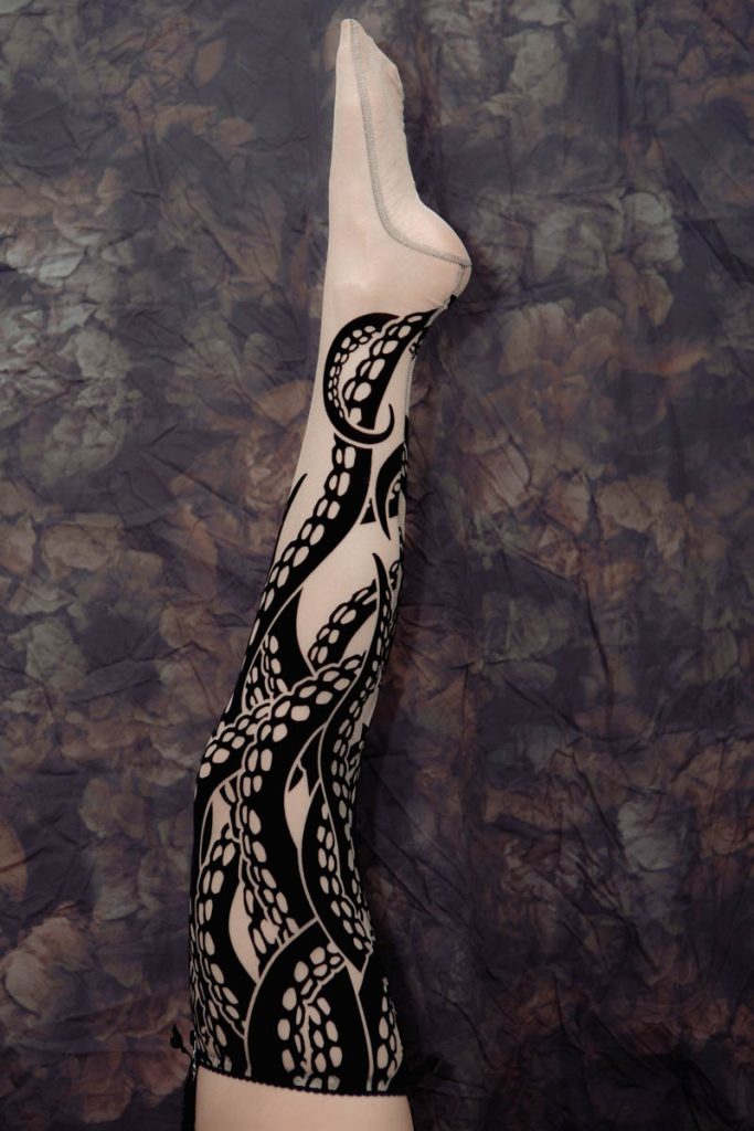 'Ursula' stockings by Videnoir. Photography by K. Laskowska