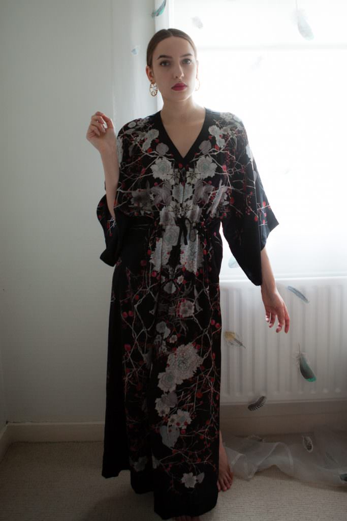 Meng V Neck Kaftan. Photo by Karolina Laskowska