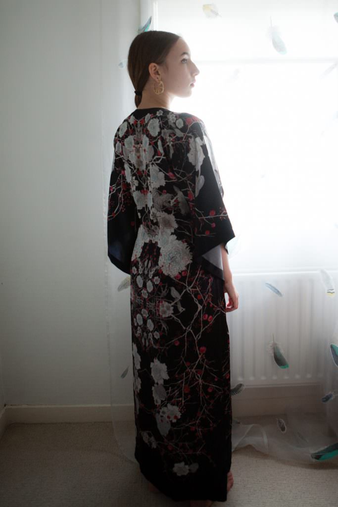 Meng V Neck Kaftan. Photo by Karolina Laskowska