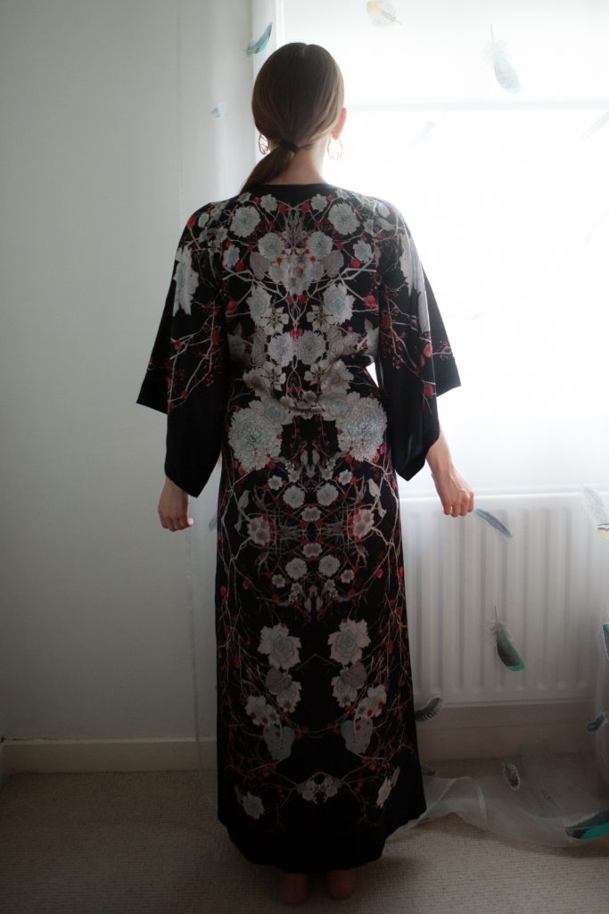 Meng V Neck Kaftan. Photo by Karolina Laskowska