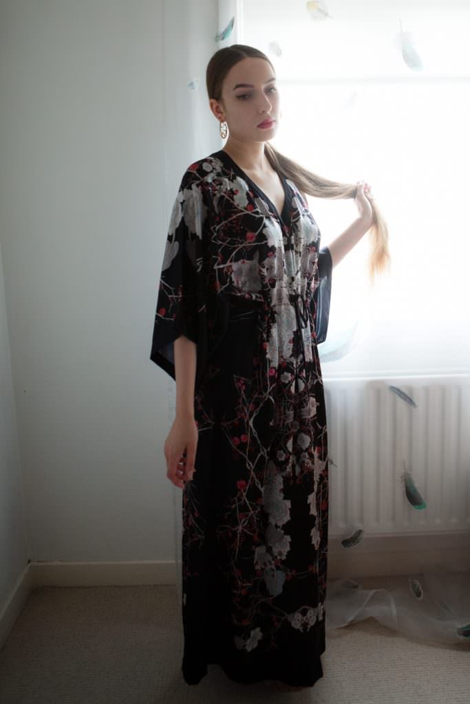 Meng V Neck Kaftan. Photo by Karolina Laskowska