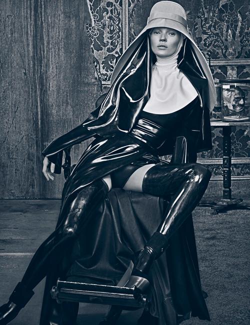 Kate Moss in Atsuko Kudo. Photography: Steven Klein/Art Partner. Via Yahoo.