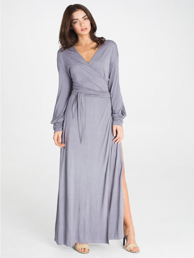 Kate Maxi Robe in Frost by Dear Bowie