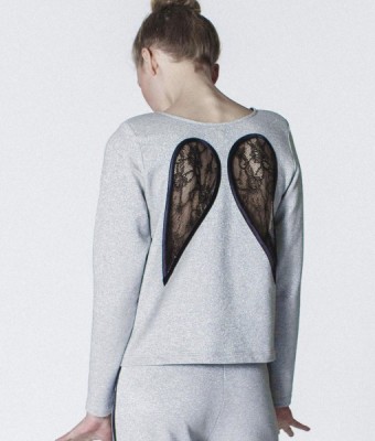 Glitter Wings Sweatshirt by Kriss Soonik