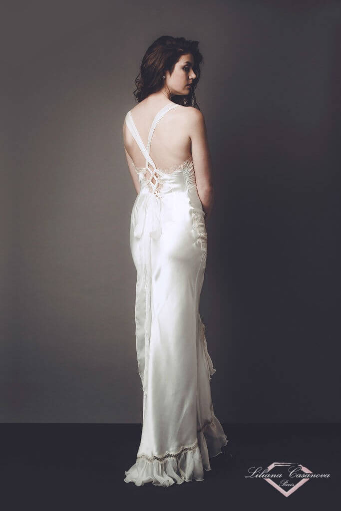 Liliana Casanova Grace Gown Back