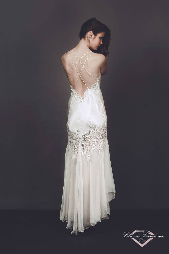 Liliana Casanova Saumur Gown Back